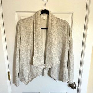 Caslon open drape cotton cardigan